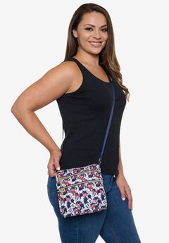 Loungefly x Disney Mickey & Minnie Mouse Passport Crossbody Bag All-Over Print