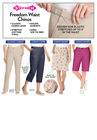 Freedom Waist Chino Capri, , alternate image number null