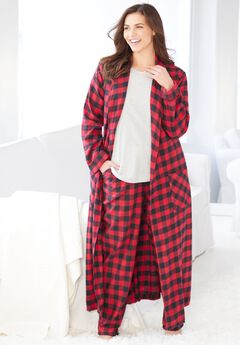 Plus Size Knee Length Robes