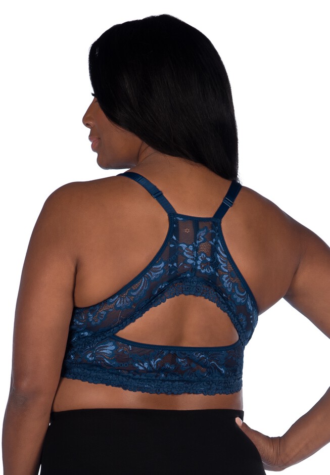 The Nola Lace Wirefree Front Closure Bralette