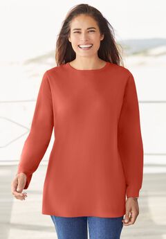 Perfect Long-Sleeve Crewneck Tee