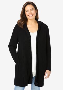 Hoodie Shaker Cardigan