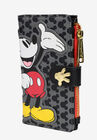 Loungefly X Disney Women'S Mickey Mouse Snap Flap Wallet Black Red Icons Wallet, , alternate image number null