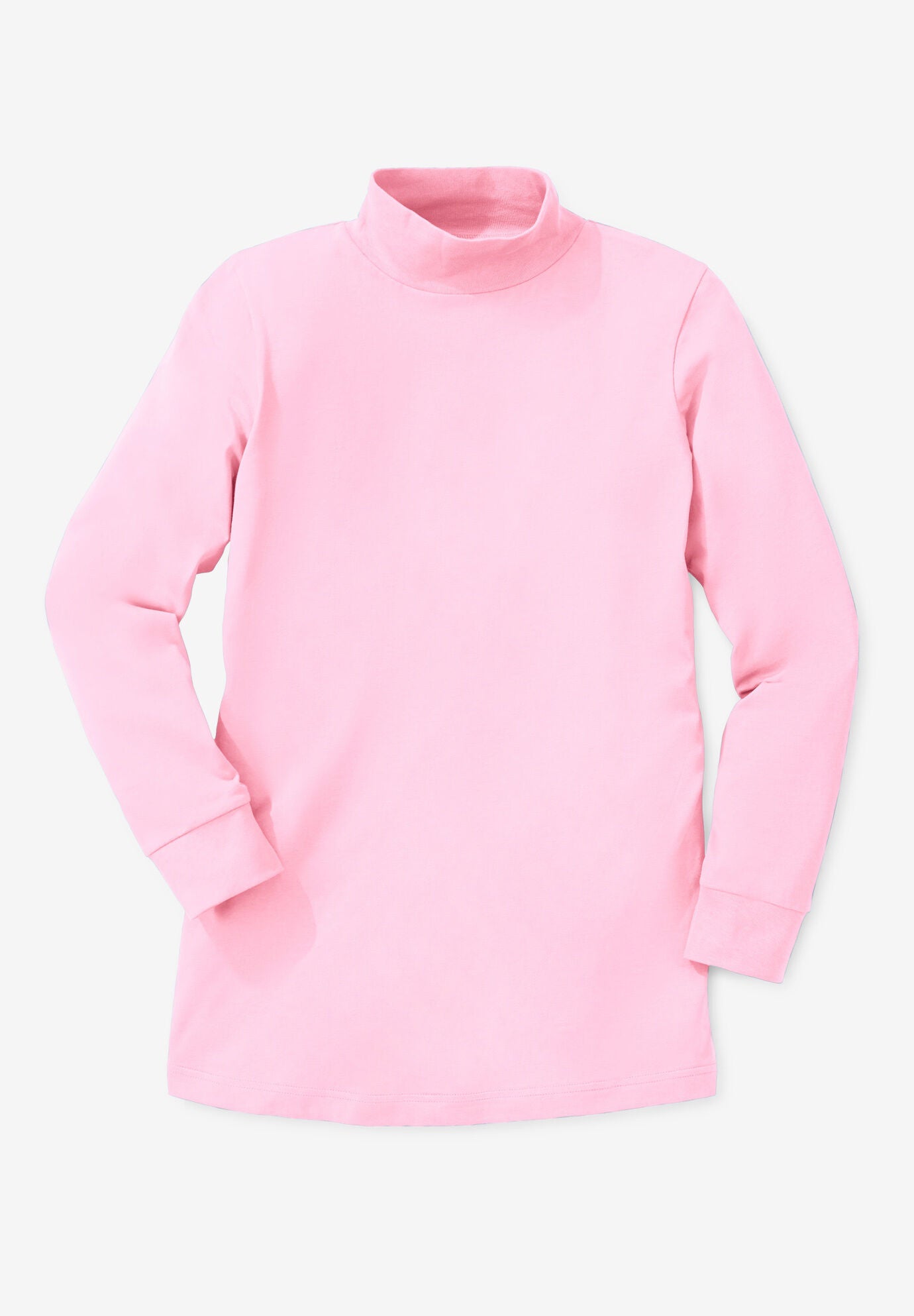 Woman within mock turtleneck hotsell