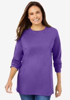 Plus Size Purple Shirts