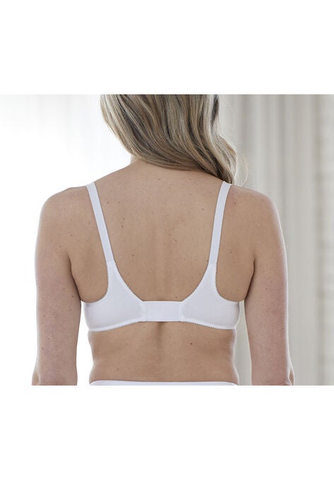 Bestform 5006770 Comfortable Unlined Wireless Cotton Bra With Front Closure, , alternate image number null