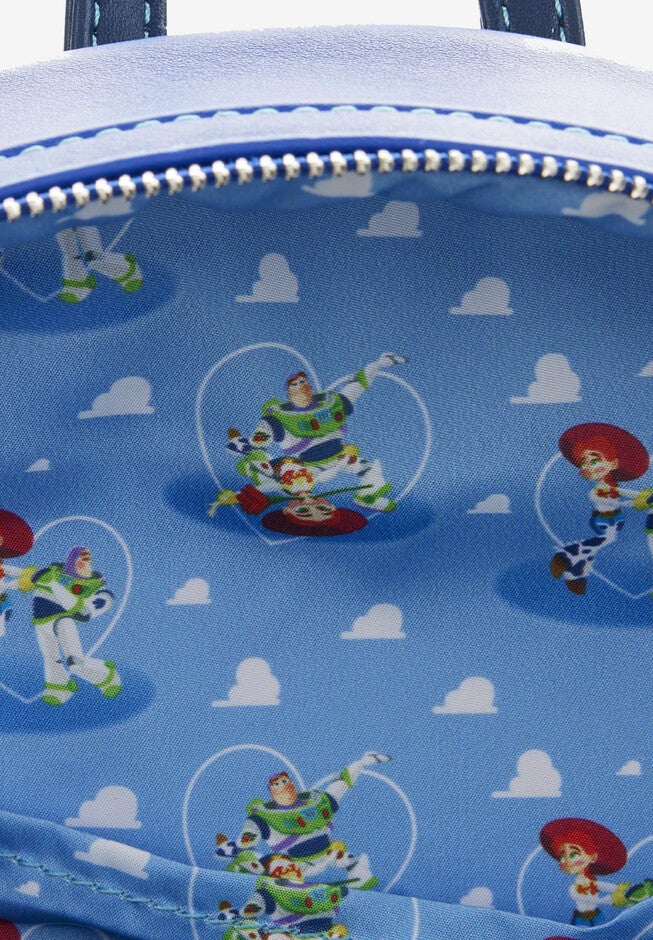 Loungefly X Pixar Toy Story Mini Backpack Handbag Buzz Lightyear & Jessie, , alternate image number null