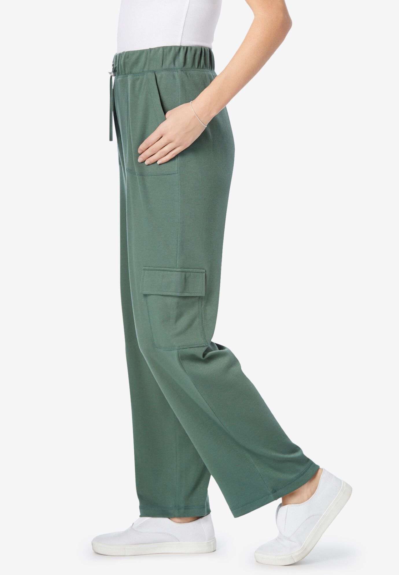Knit discount cargo pants