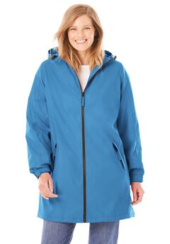 Hooded Slicker Raincoat