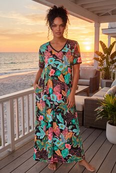Plus Size Black Casual Dresses