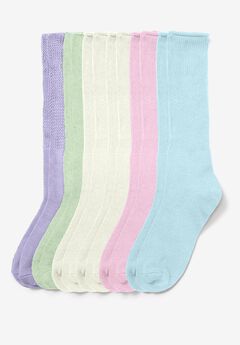 6-Pack Rib Knit Socks
