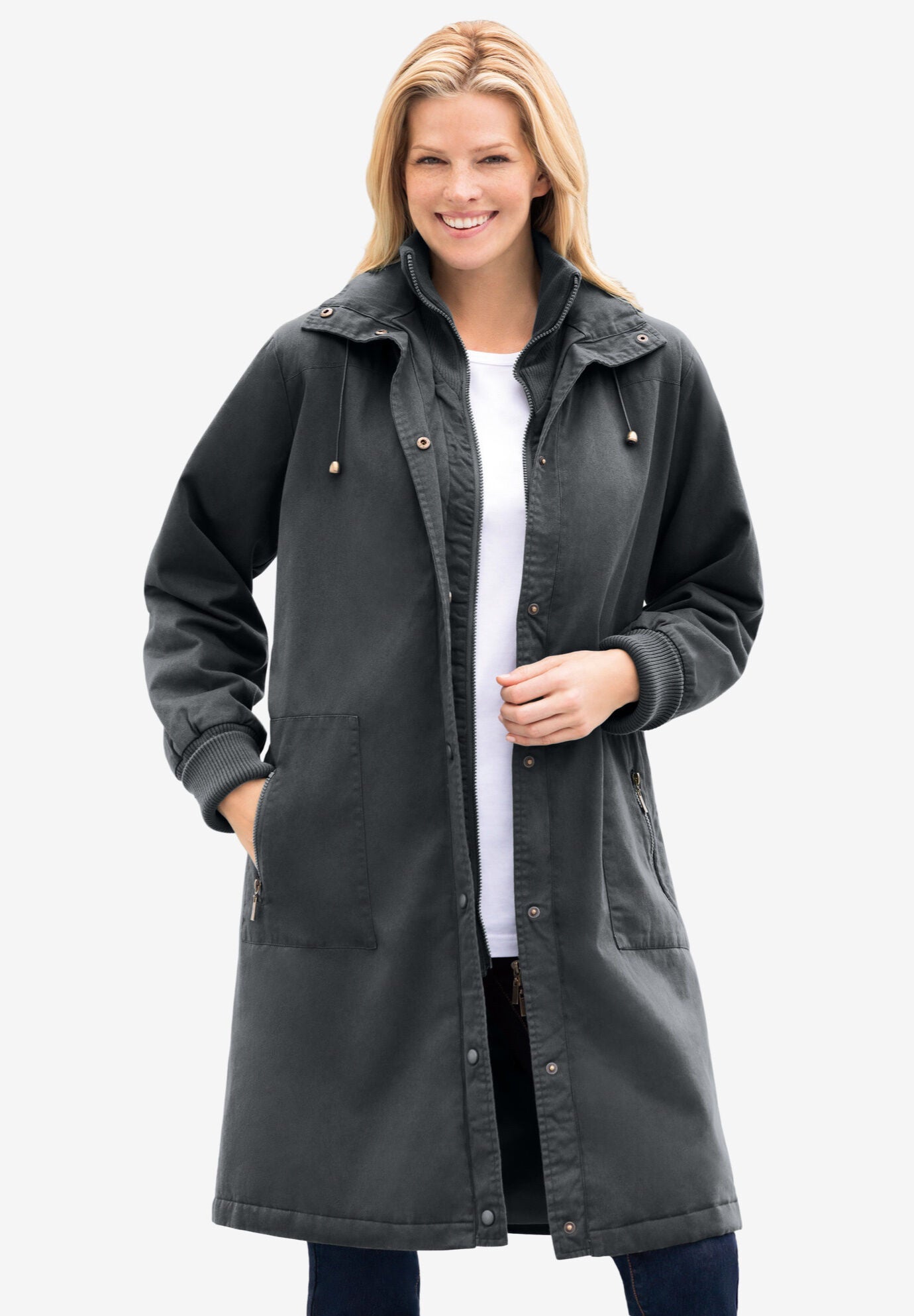 Womens long stadium coat 2025
