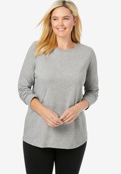 Perfect Long-Sleeve Crewneck Tee