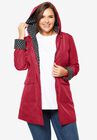 Raincoat in new short length with fun dot trim, , alternate image number null