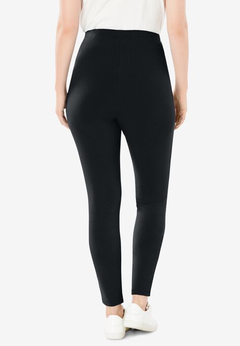 Stretch Cotton Legging | Woman Within