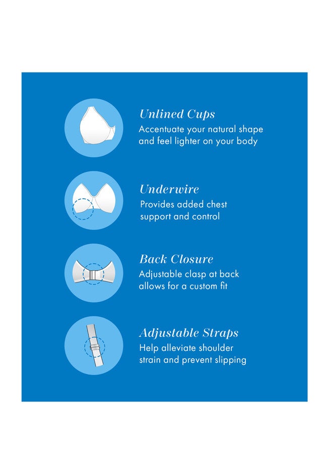 Bestform 5000100 Everyday Unlined Cotton Stretch T-Shirt Bra With Underwire Support, , alternate image number 3