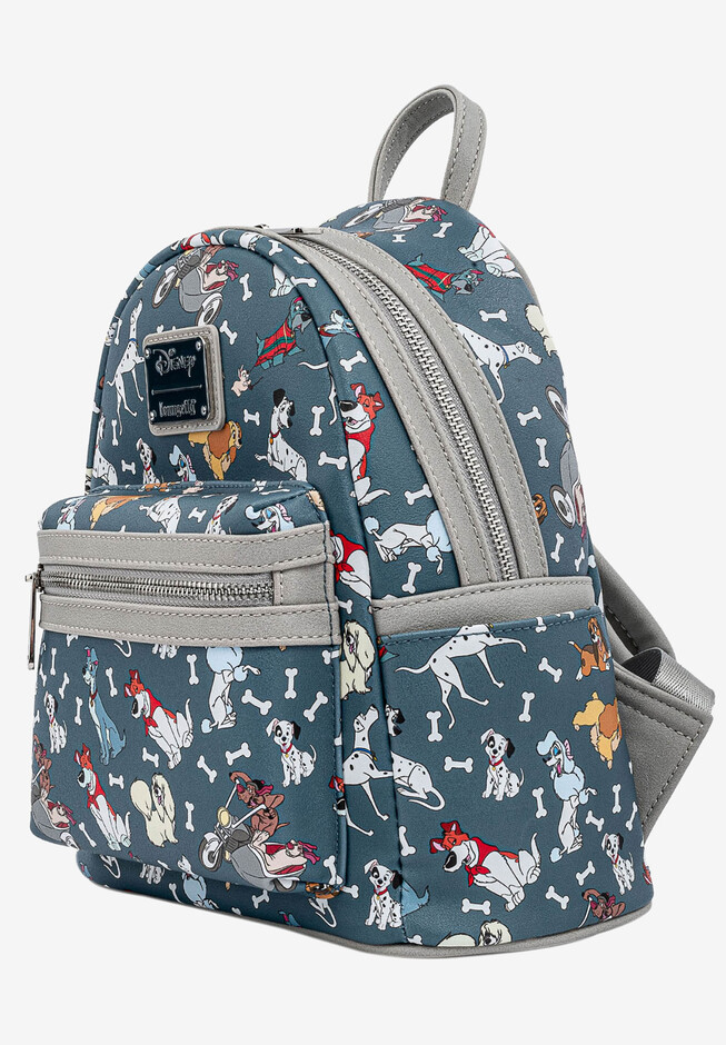 Loungefly x Disney Villains Mini Backpack Handbag All-Over Print Cruella De  Vil