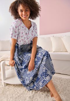 Mixed Print Knit Lounger