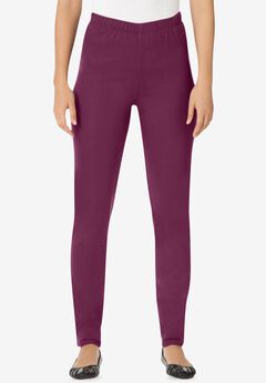 Pull-On Elastic-Waist Stretch Fineline Denim Jeans