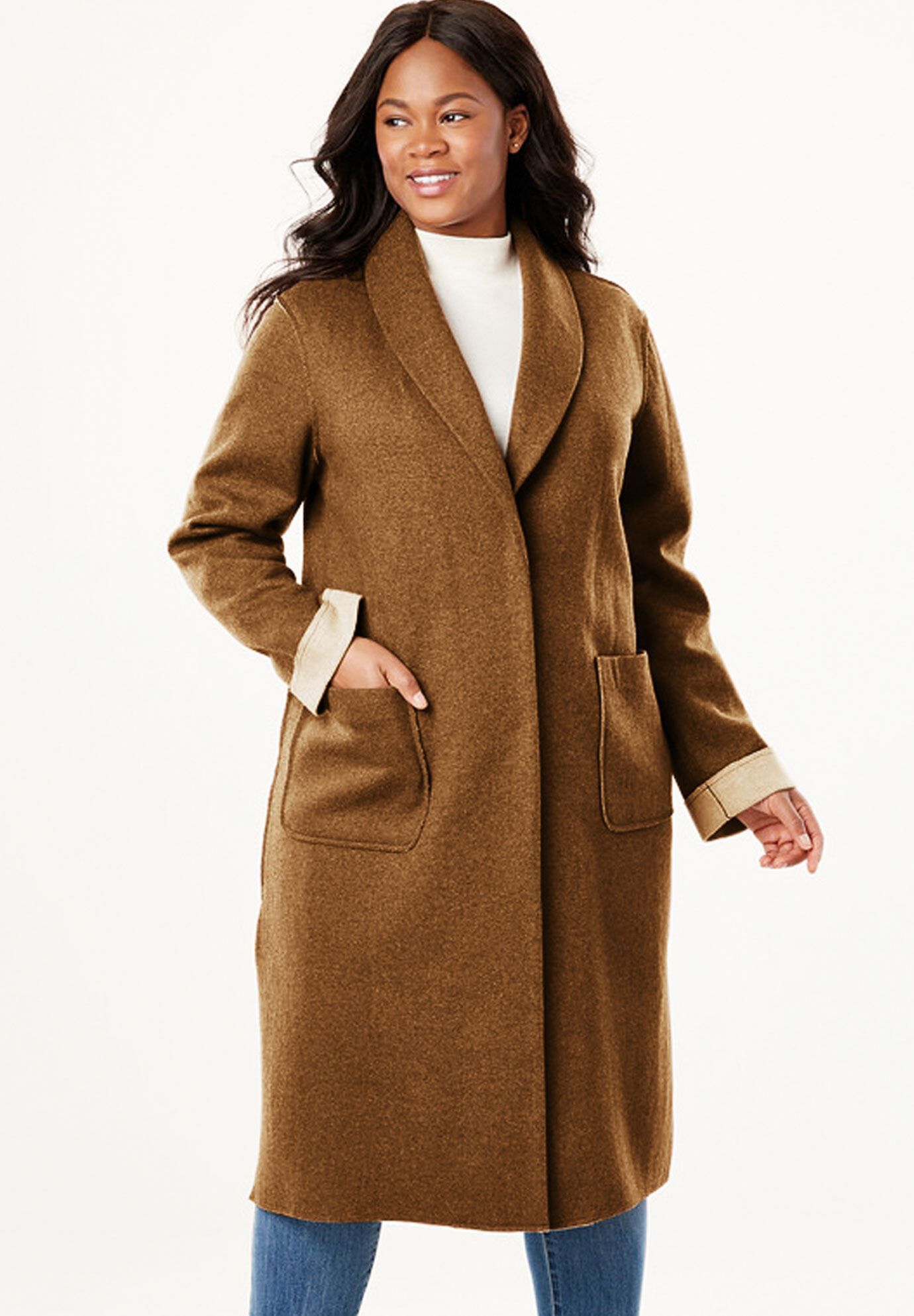 woman within wool coats