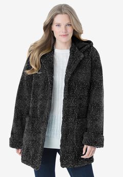 Hooded Berber Fleece Jacket