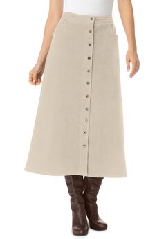 Corduroy skirt