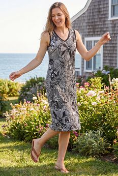 Trapeze V-Neck Short Lounger