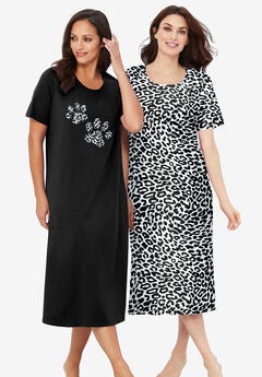 2-Pack Long Sleepshirts