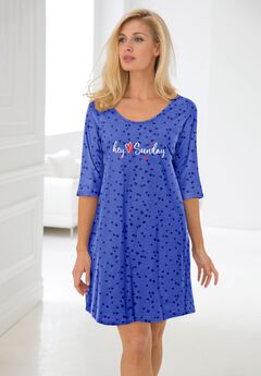 Avenue Body Three-Quarter Sleeve Sleepshirt