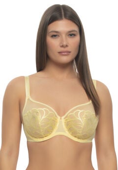 Lotus Embroidered Unlined Bra