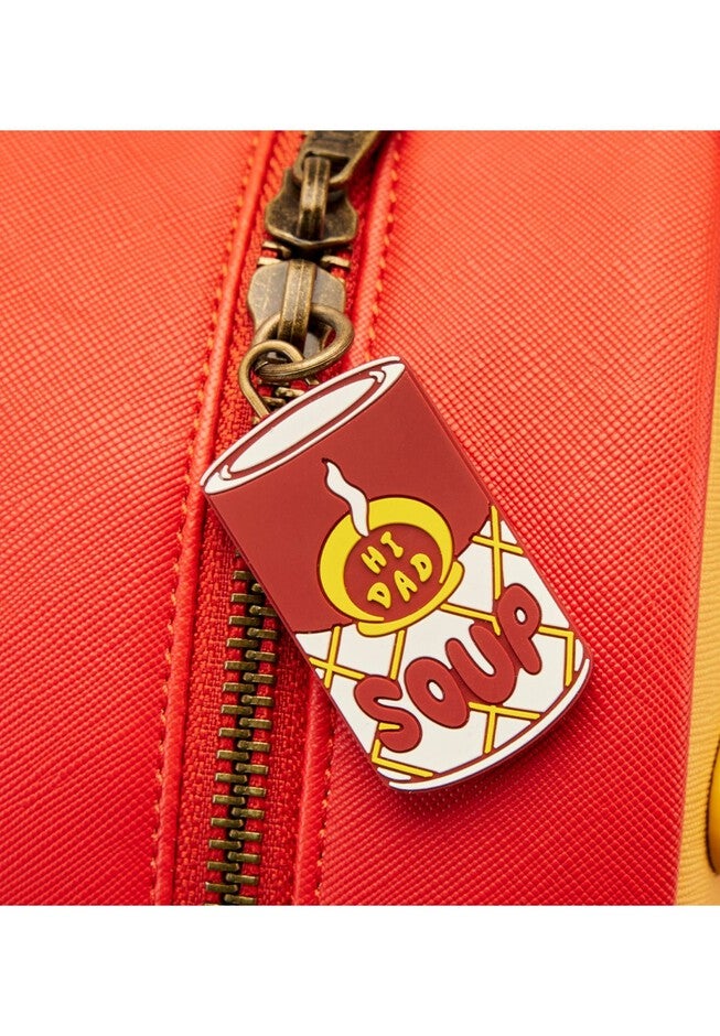 Loungefly X Disney Goofy Movie Road Trip Backpack Red Yellow Max, RED, alternate image number 4