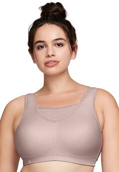 Full Figure Plus Size No-Bounce Camisole Elite Sports Bra Wirefree #1067 Bra