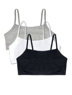 Bestform Spaghetti Strap Cotton Pullover Sports Bra 3-Pack - 5009036PP