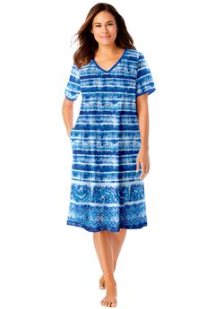Plus Size T-Shirt Dresses With Pockets
