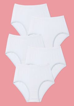 5-PACK TAG-FREE FULL COVERAGE COTTON BRIEF