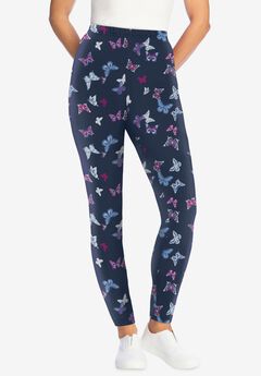 Stretch Cotton Printed Legging