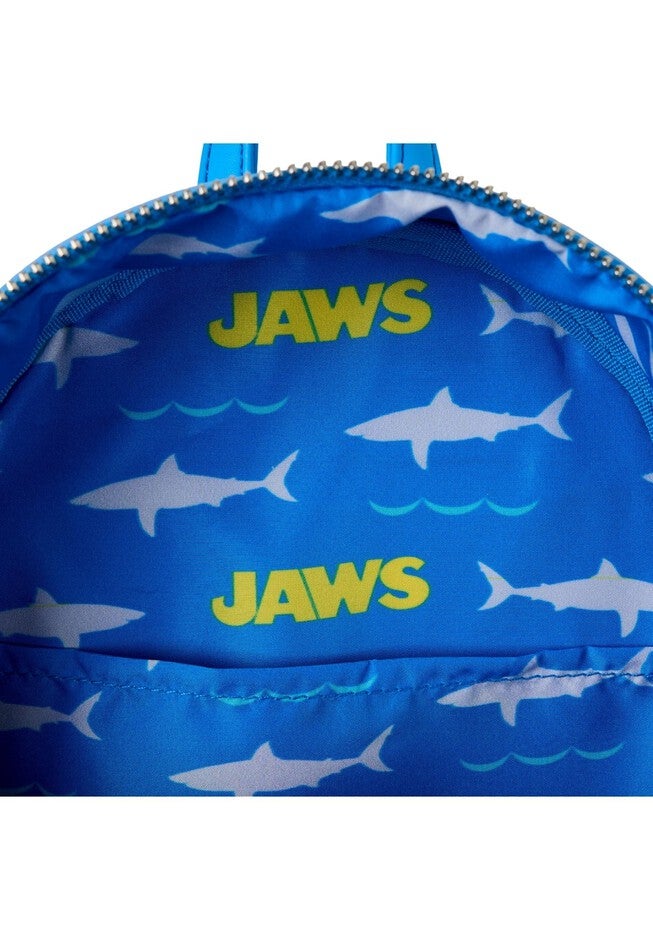 Loungefly x Universal Studios Jaws Mini Backpack, BLUE, alternate image number 2
