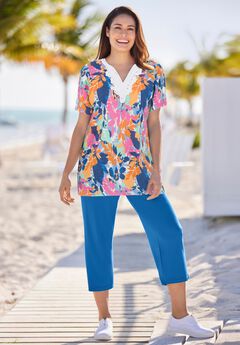 2-Piece Tunic and Capri Set