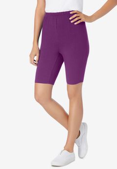 Plus Size Purple Shorts