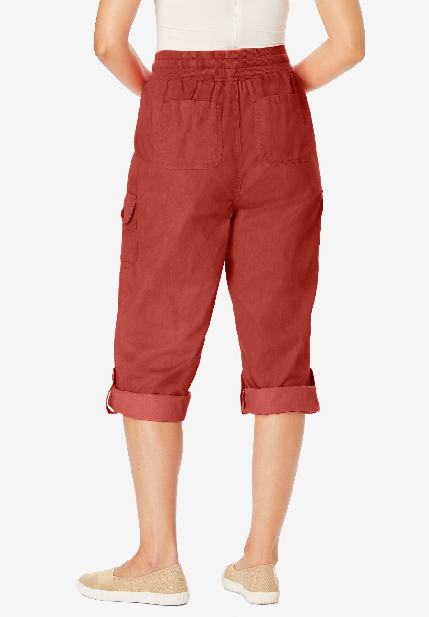 Taslon capri sale pants