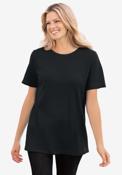 Plus Size Black Summer Tops