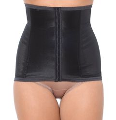 Shapette Powermesh Satin Panel Waist Cincher