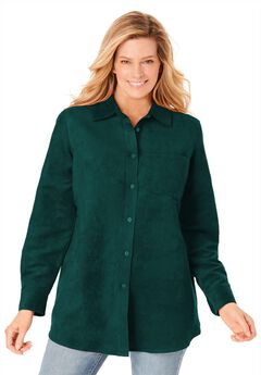 Soft Faux Suede Shirt