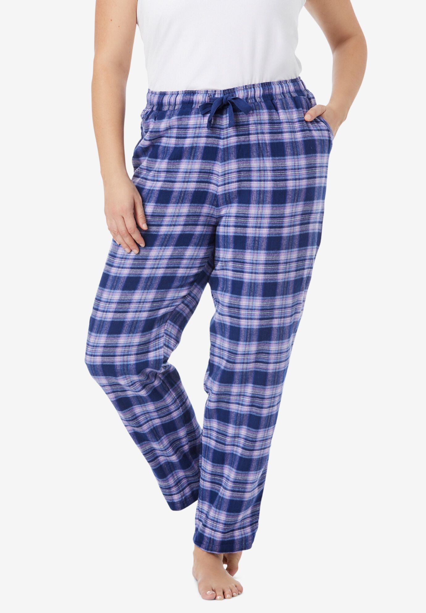 Plus size flannel pajamas