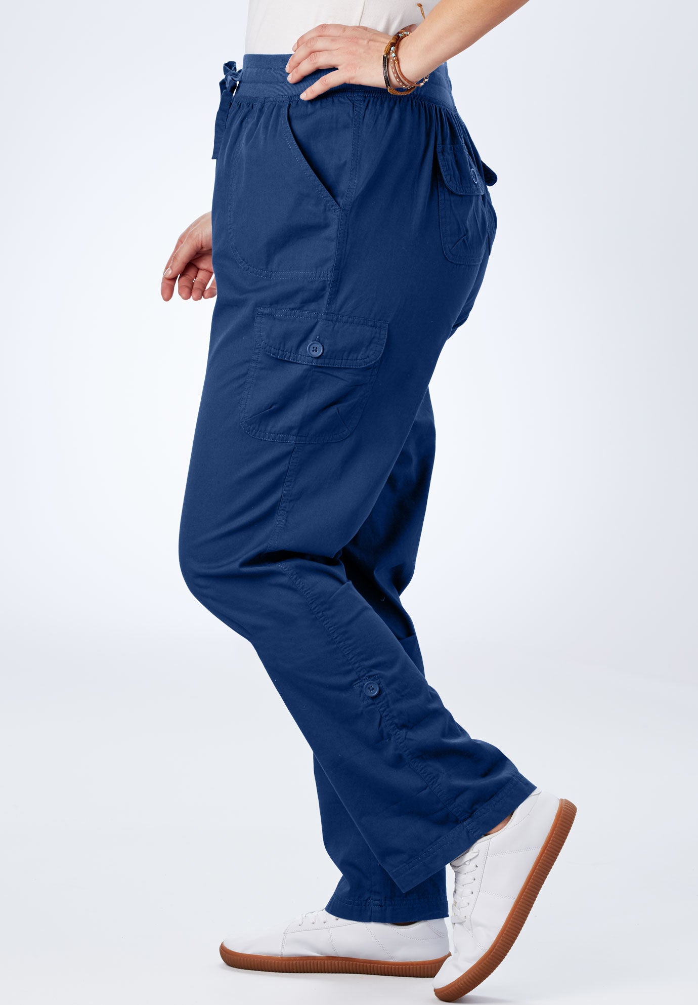 woman within cargo pants