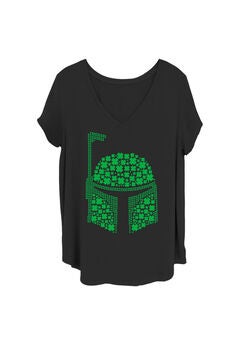 Boba Clovers V-Neck T-Shirt