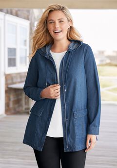 Lightweight Utility Hoodie Jacket