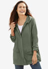 Lightweight Hooded Jacket, OLIVE GREEN, hi-res image number null