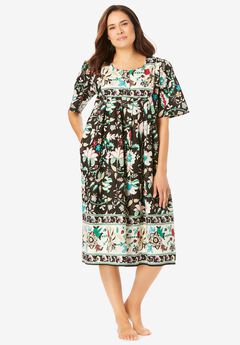 Plus Size Black Nightgowns