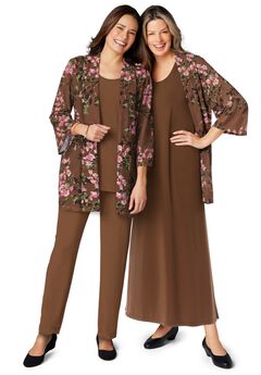 4-Piece Jacket/Tank/Dress/Pant Set